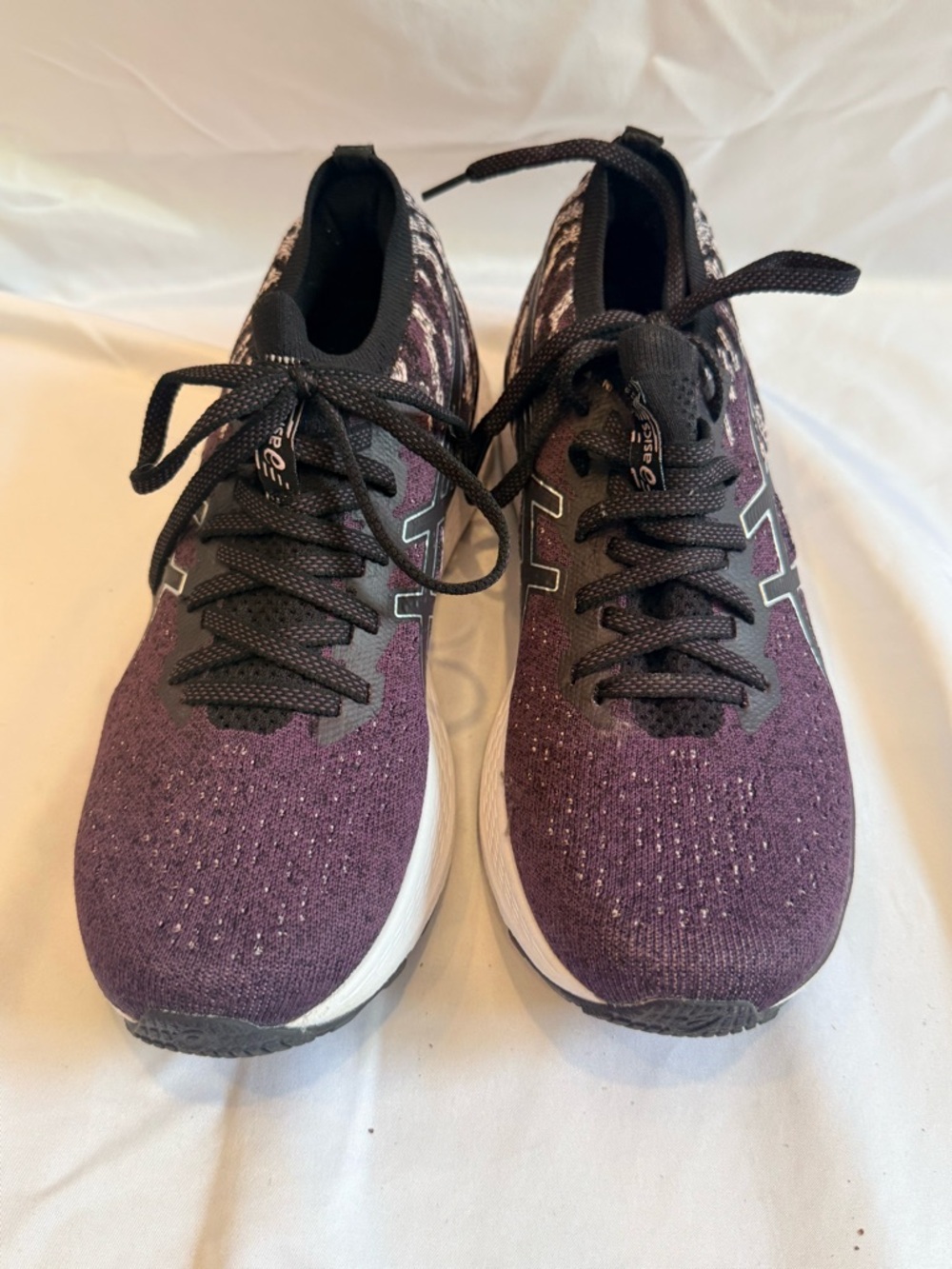 Asics Women's Running Shoes - Plum and Black
